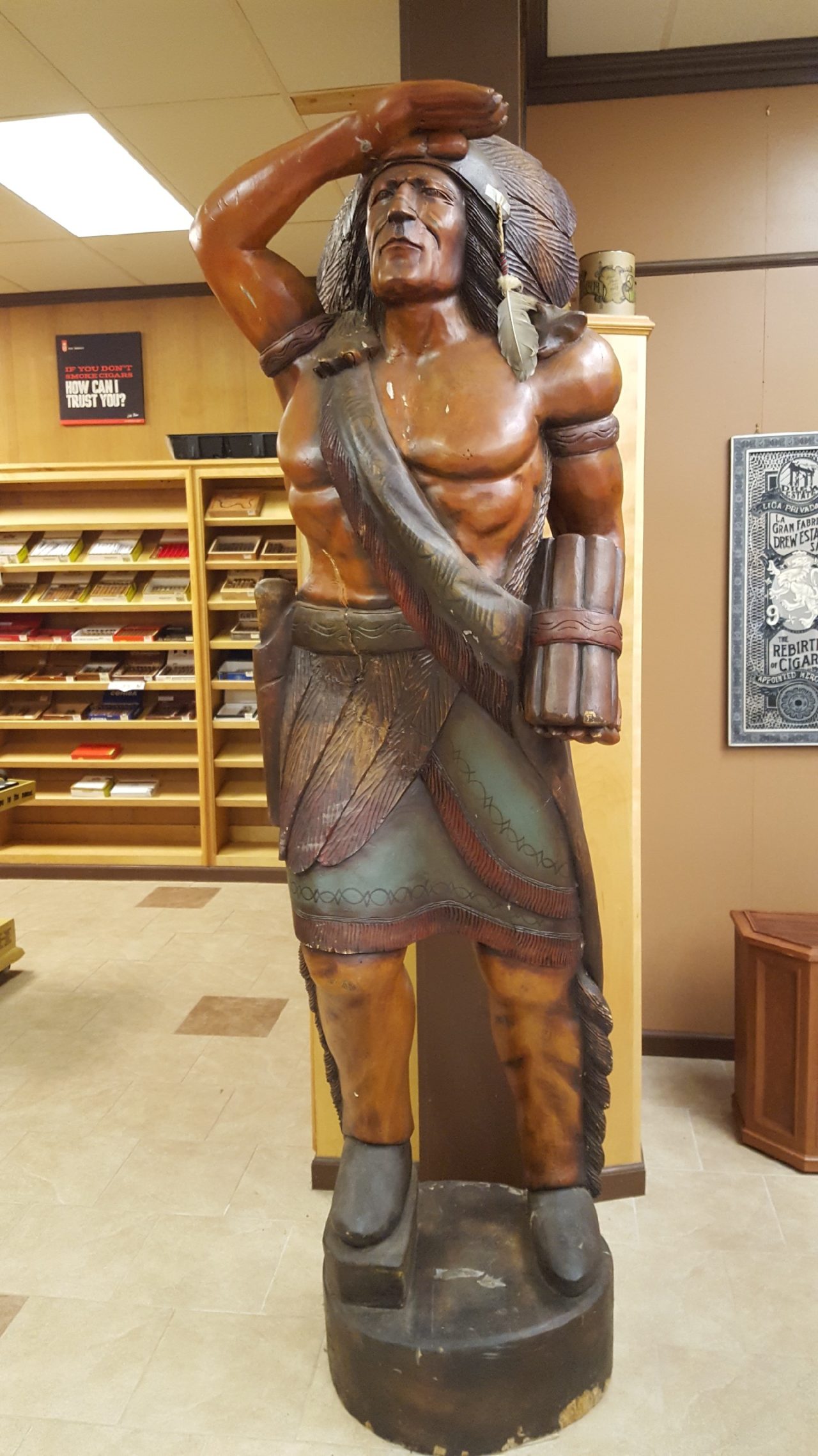 History of the Cigar Store Indian Cigar and Tabac ltd
